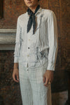 ARCHIVIO J.M.Ribot hand-embroidered shirt SH09/MI/RI